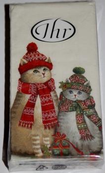 Taschentücher Christmas Cats